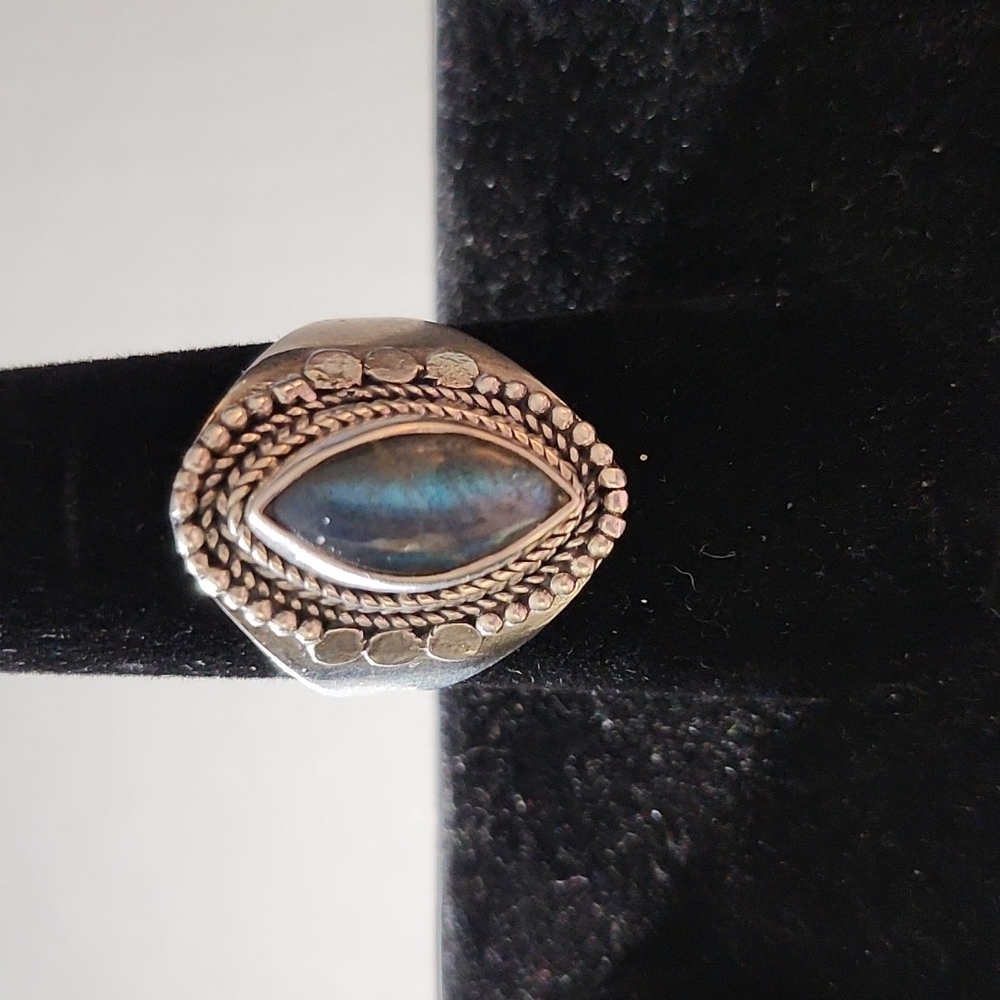Labradorite Silver Ring - image 1